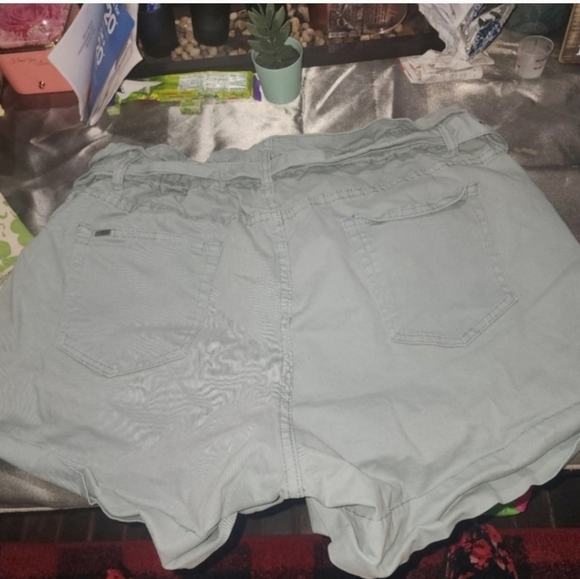 Like new City chic teal belted shorts 16 - Picture 5 of 5